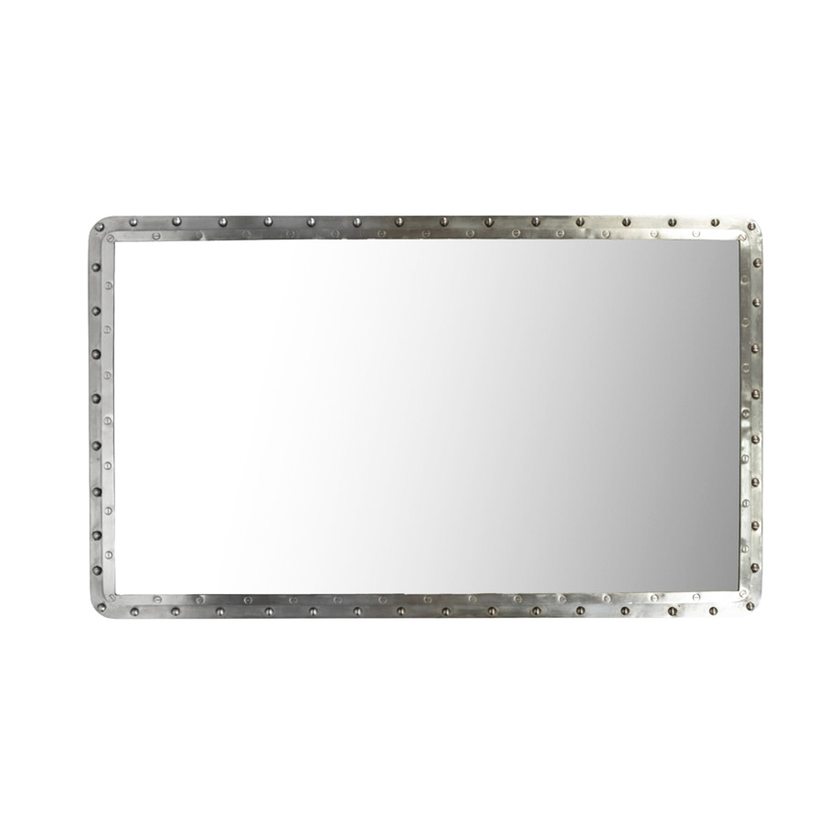Espejo remaches rectangular