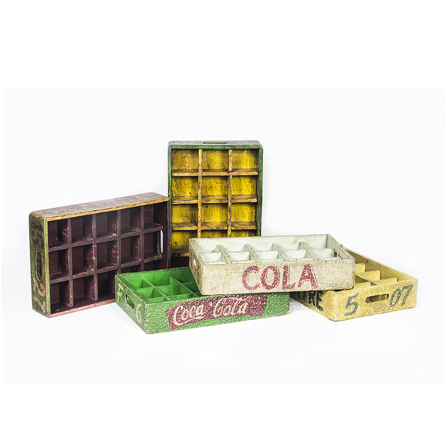 Cajas botellas diferentes colores