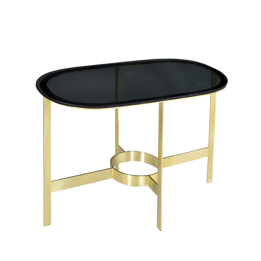 Consola con cristal negro