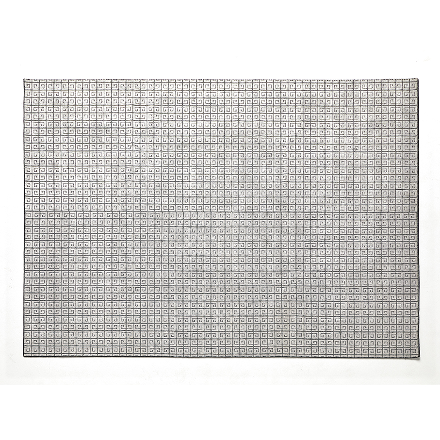 Alfombra Negro Plata