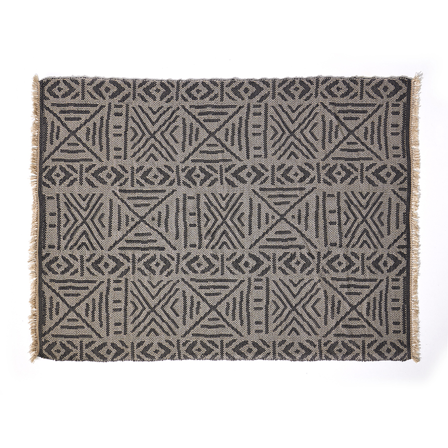 Alfombra Negro indoor/outdoor