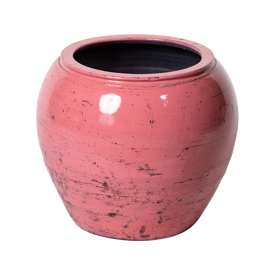 Céramica antigua rosa