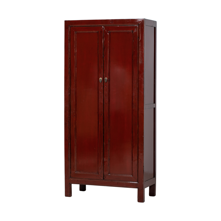 Armario rojo 2 puertas