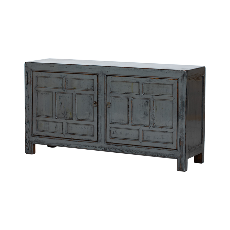 Cómoda gris 2 puertas