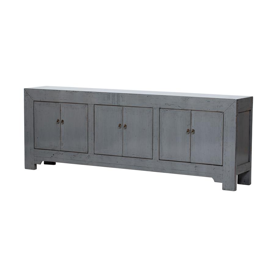 Cómoda gris 6 puertas