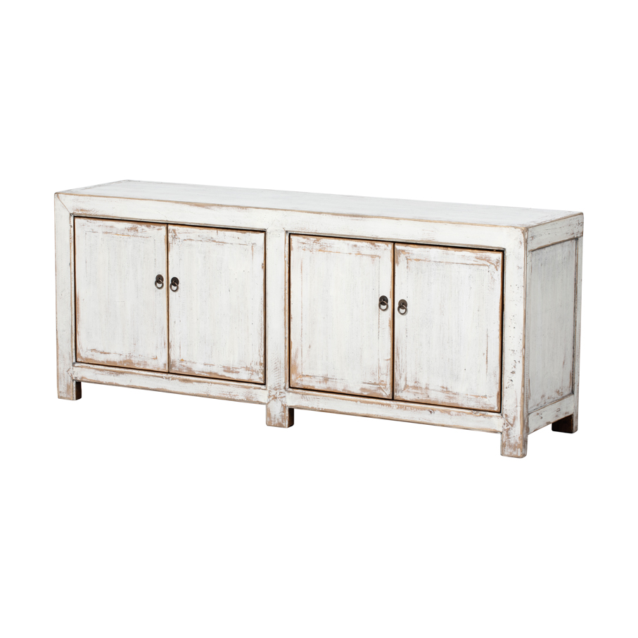 Piecero blanco 6 puertas