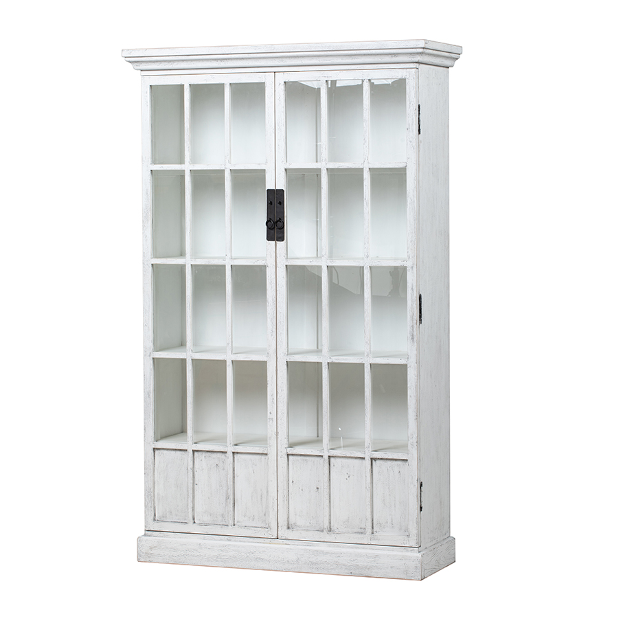 Vitrina blanca 2 puertas