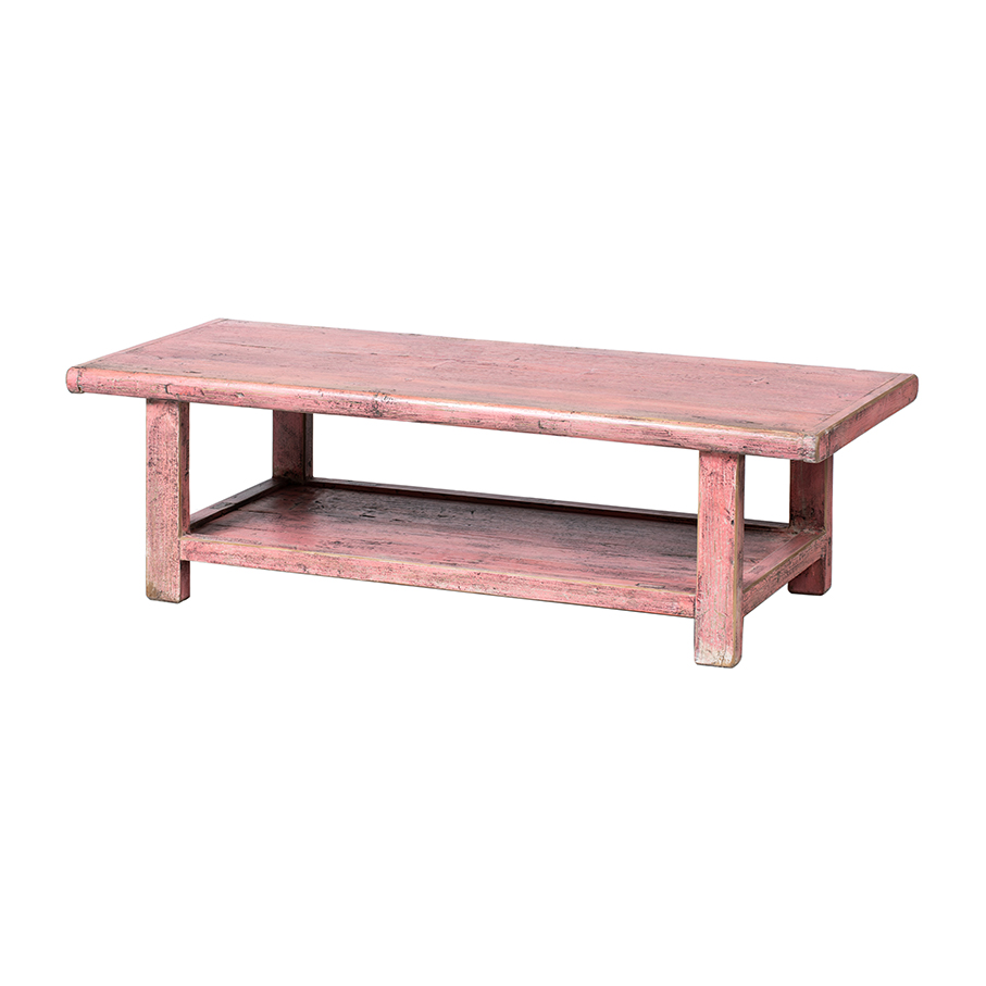 Mesa centro rosa