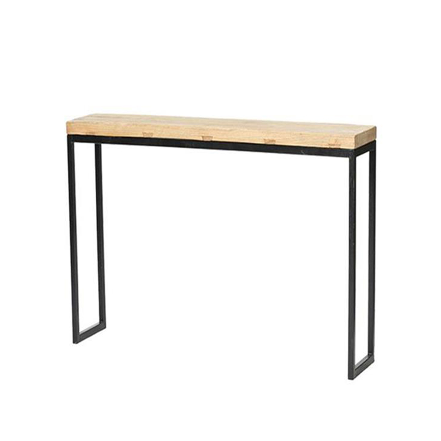 Consola madera y hierro