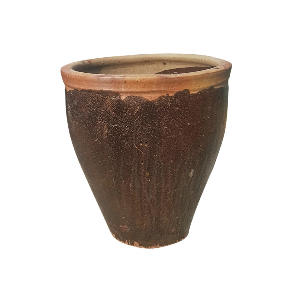 Tinaja esmalte marrón
