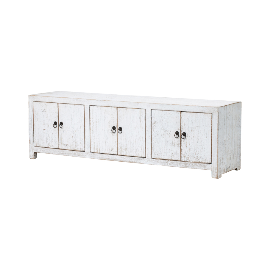 Piecero blanco 6 puertas