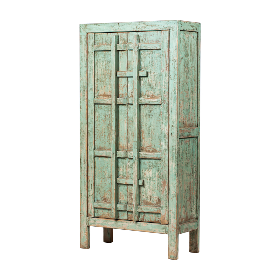 Armario verde 2 puertas
