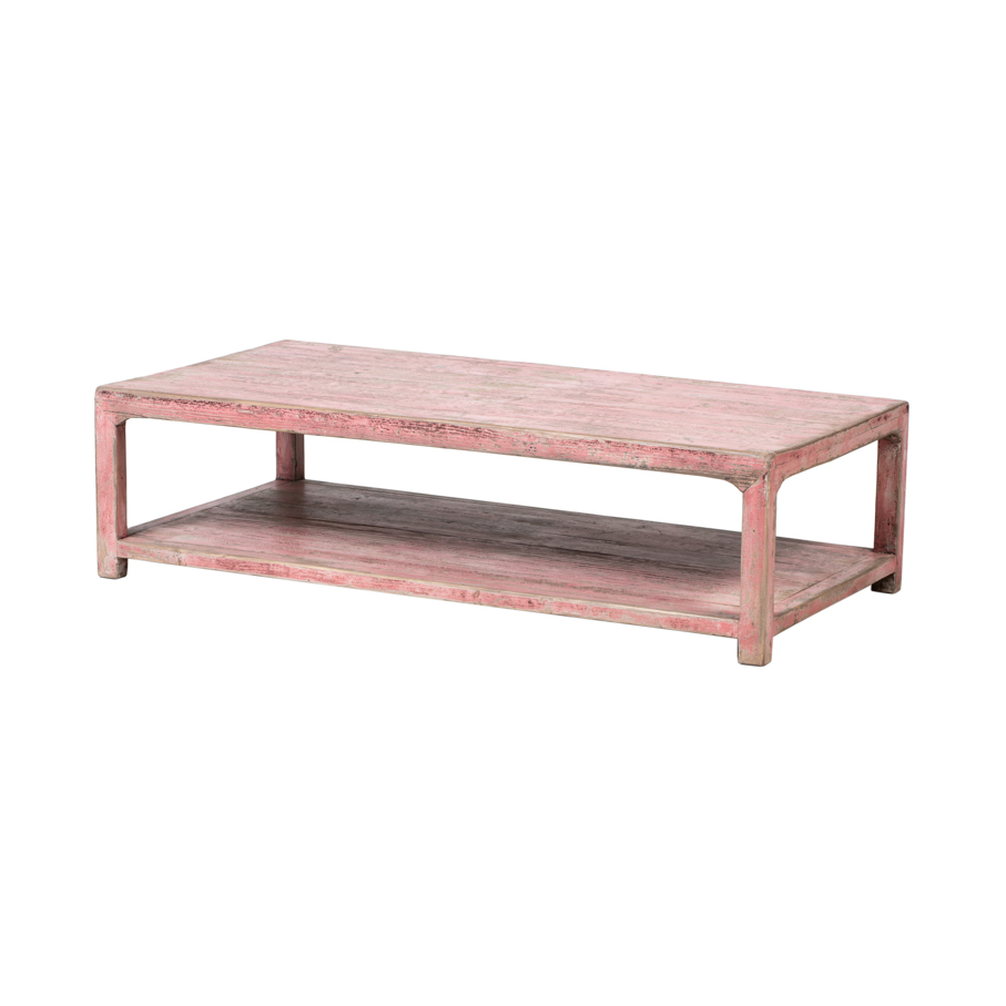 Mesa centro rosa