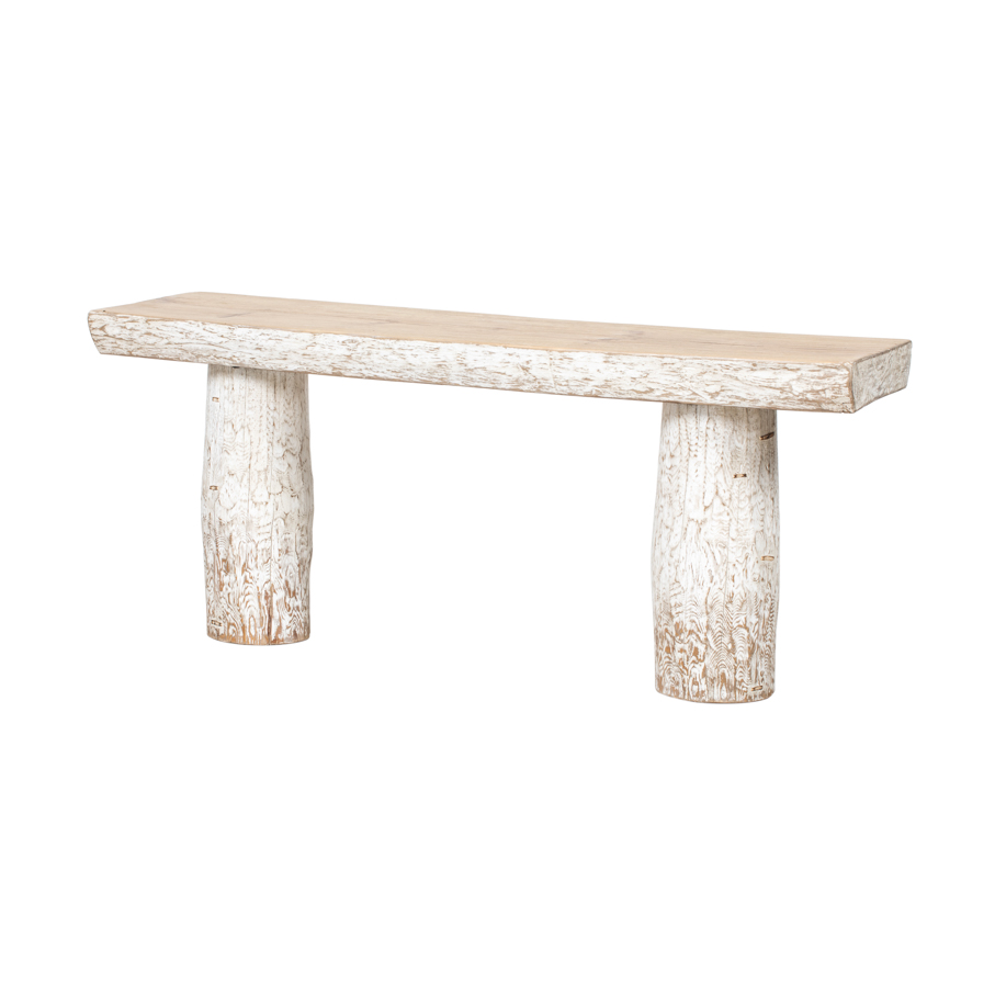 Consola tronco blanca