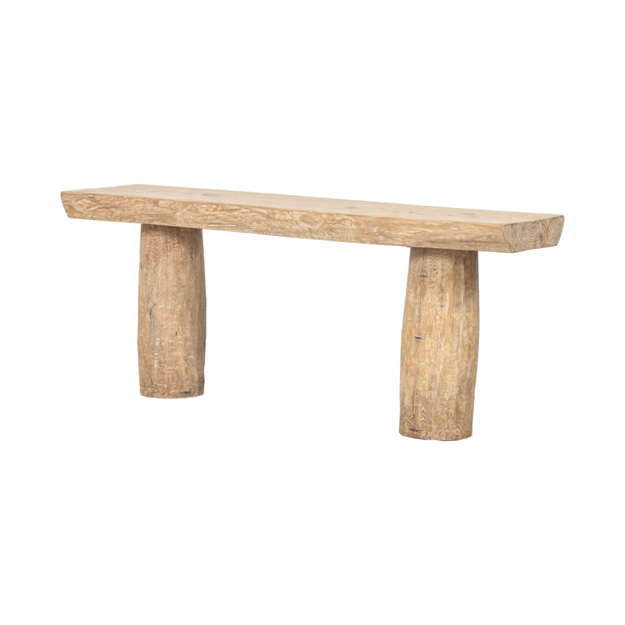 Consola tronco natural