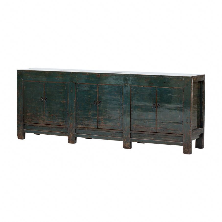 Cómoda azul 6 puertas