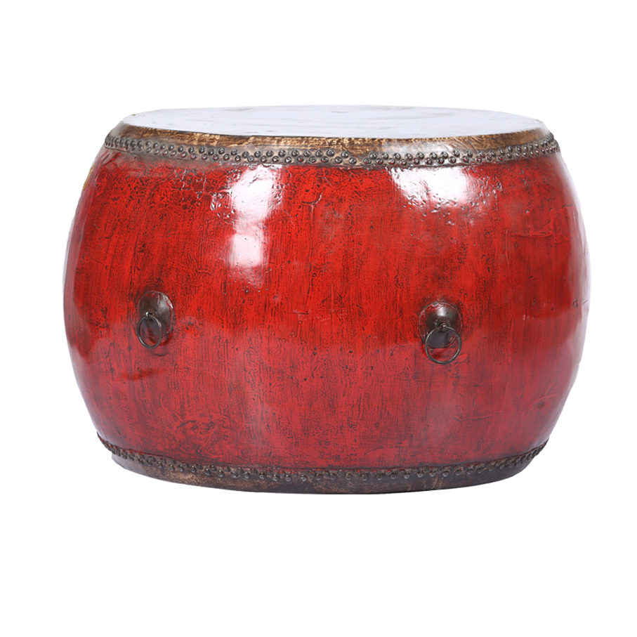Tambor antiguo rojo