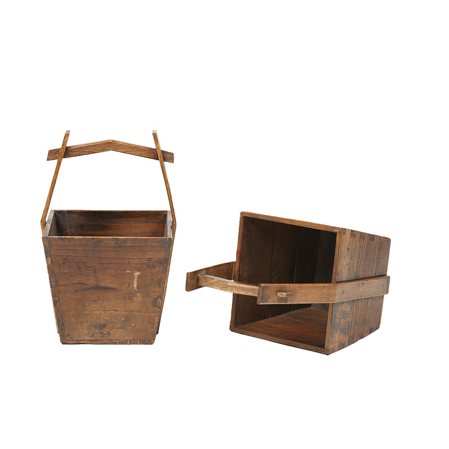 Cubo con asa natural