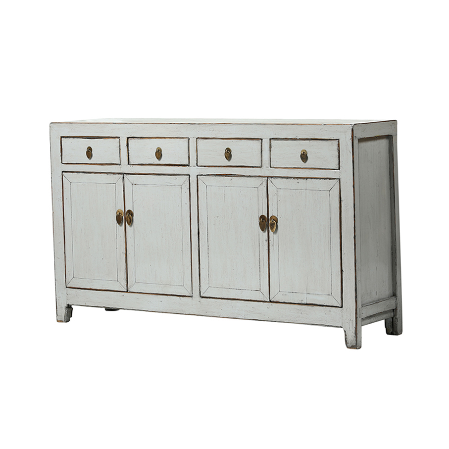Cómoda gris 4 cajones 4 puertas