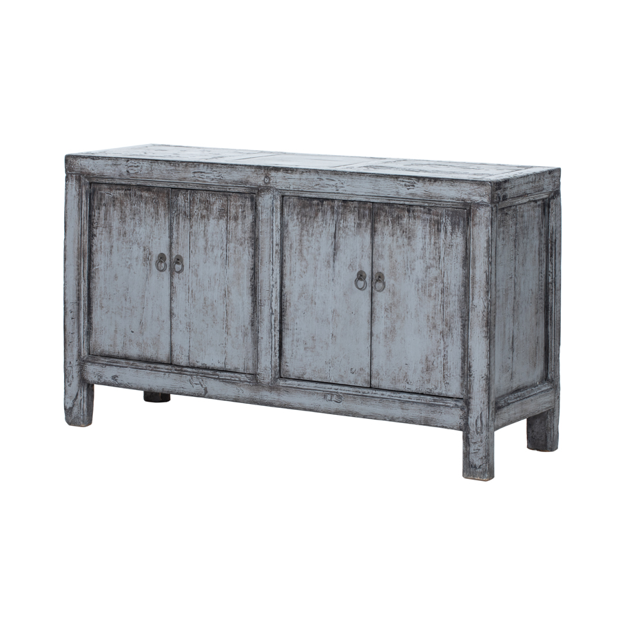 Cómoda gris 4 puertas