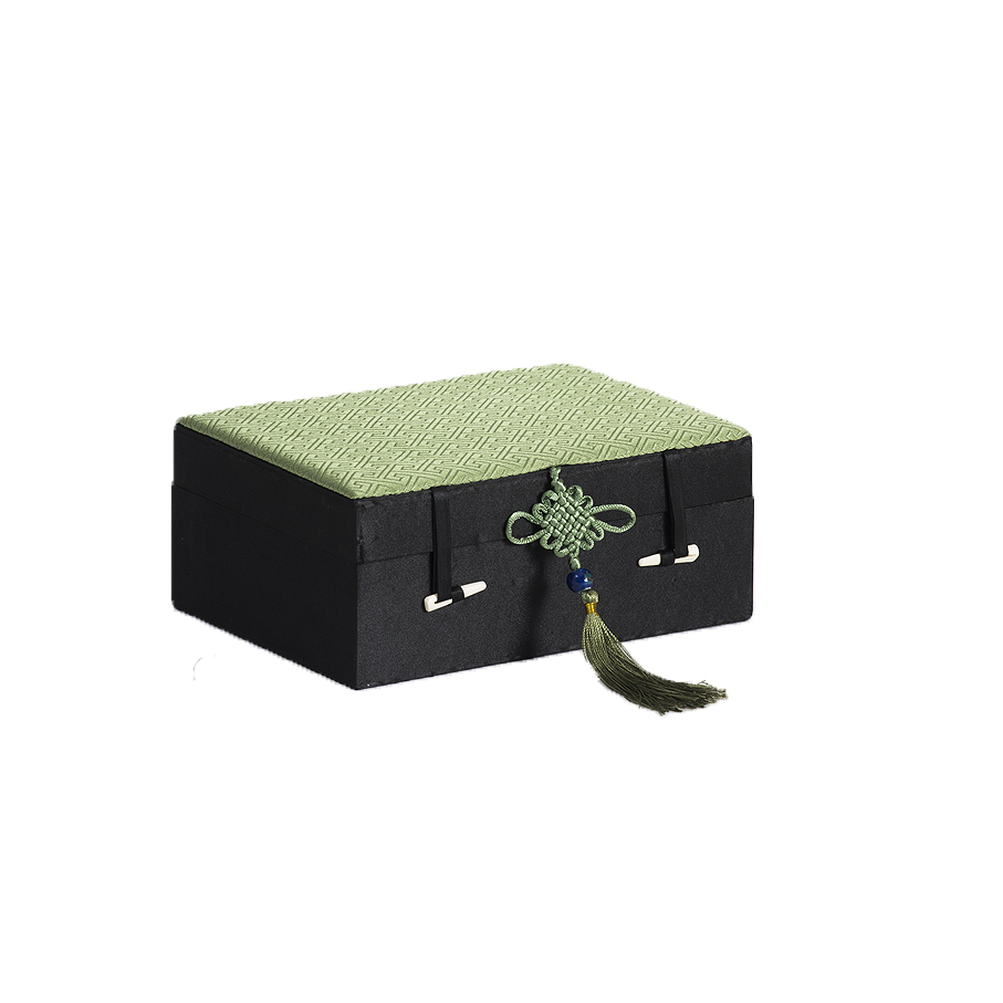 Caja joyero verde