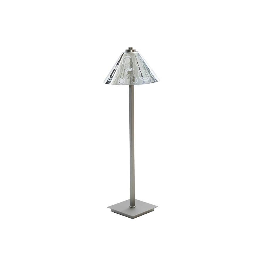 Lámpara de mesa cristal cónico
